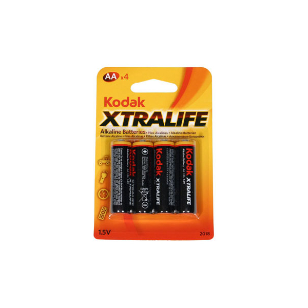 Alkalne baterije KODAK EXTRALIFE AA/4kom 395 2025
